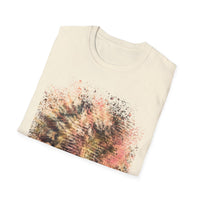 CAT SCRATCH FEVER:  Scratchy fun  vibe, Abstract Tie-Dye Unisex Softstyle T-Shirt | Bohemian Vibe, Casual Wear, Gift for Friends, Summer Fashion, Nature Lover Tee