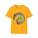 Habanero Helix 2:  Vibrant Tie-Dye Unisex T-Shirt, Retro Graphic Tee, Casual Wear, Unique Gift, Festival Fashion, Summer Apparel
