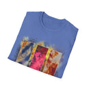 RUBICON:  Chic Vibrant Abstract Art Unisex Softstyle T-Shirt - Casual Wear, Art Lover Gift, Everyday Fashion, Unique Graphic Tee