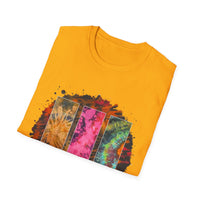 Firestone 2:  Vibrant Tie-Dye Unisex T-Shirt, Colorful Casual Tee, Summer Festival Shirt, Gift for Friends, Boho Style Apparel