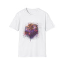 Fantasia 2:  Vibrant Splash Drip Art T-Shirt, Artistic Tee, Unisex Graphic Shirt, Trendy Casual Wear, Unique Gift for Art Lovers