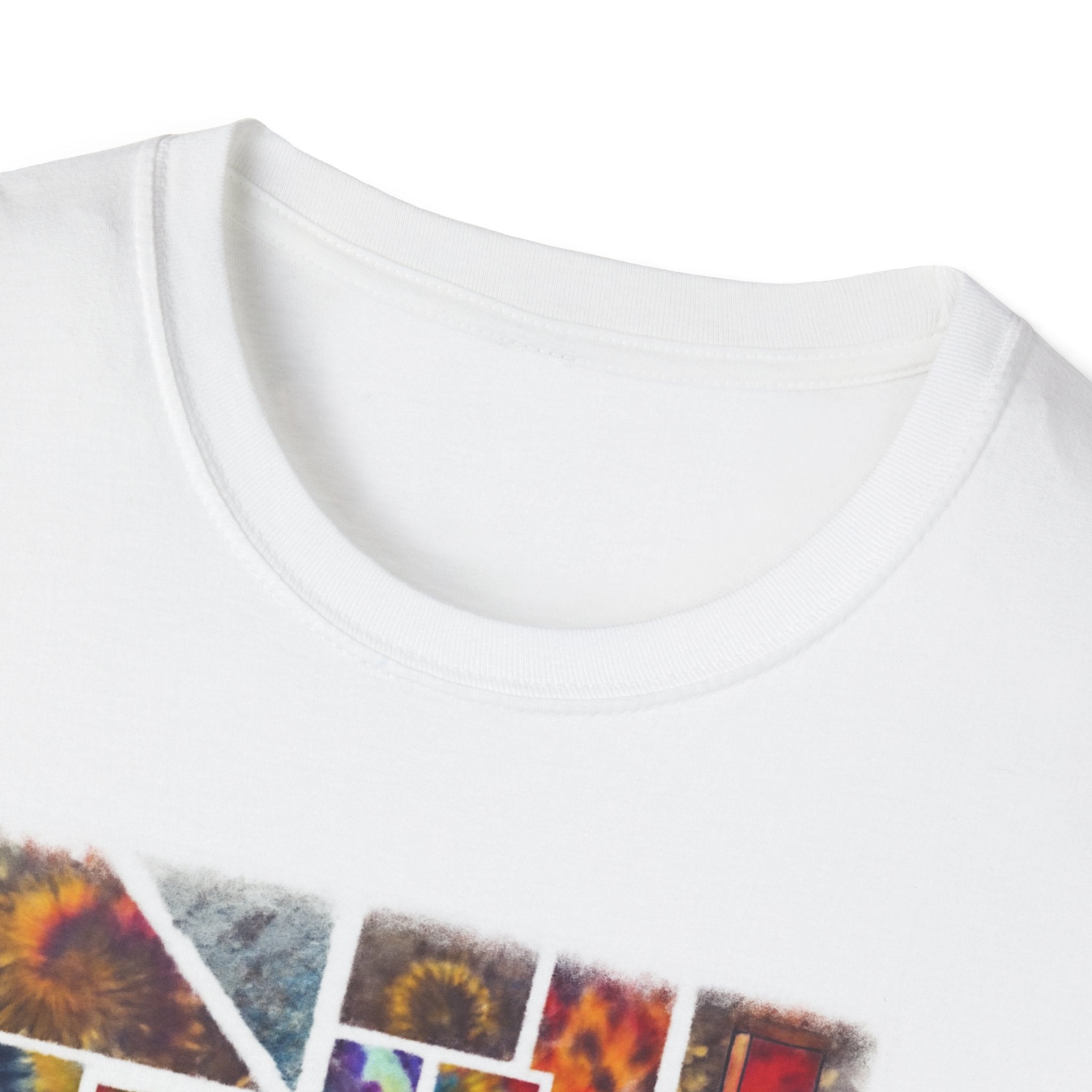 SAN MATEO MAGIC: Vibrant Tie-Dye Unisex T-Shirt, Festival Shirt, Boho Style Tee, Comfortable Everyday Wear, Graphic Tee, Gift for Music Lovers