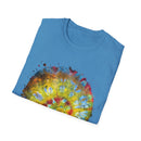 Habanero Helix 2:  Vibrant Tie-Dye Unisex T-Shirt, Retro Graphic Tee, Casual Wear, Unique Gift, Festival Fashion, Summer Apparel