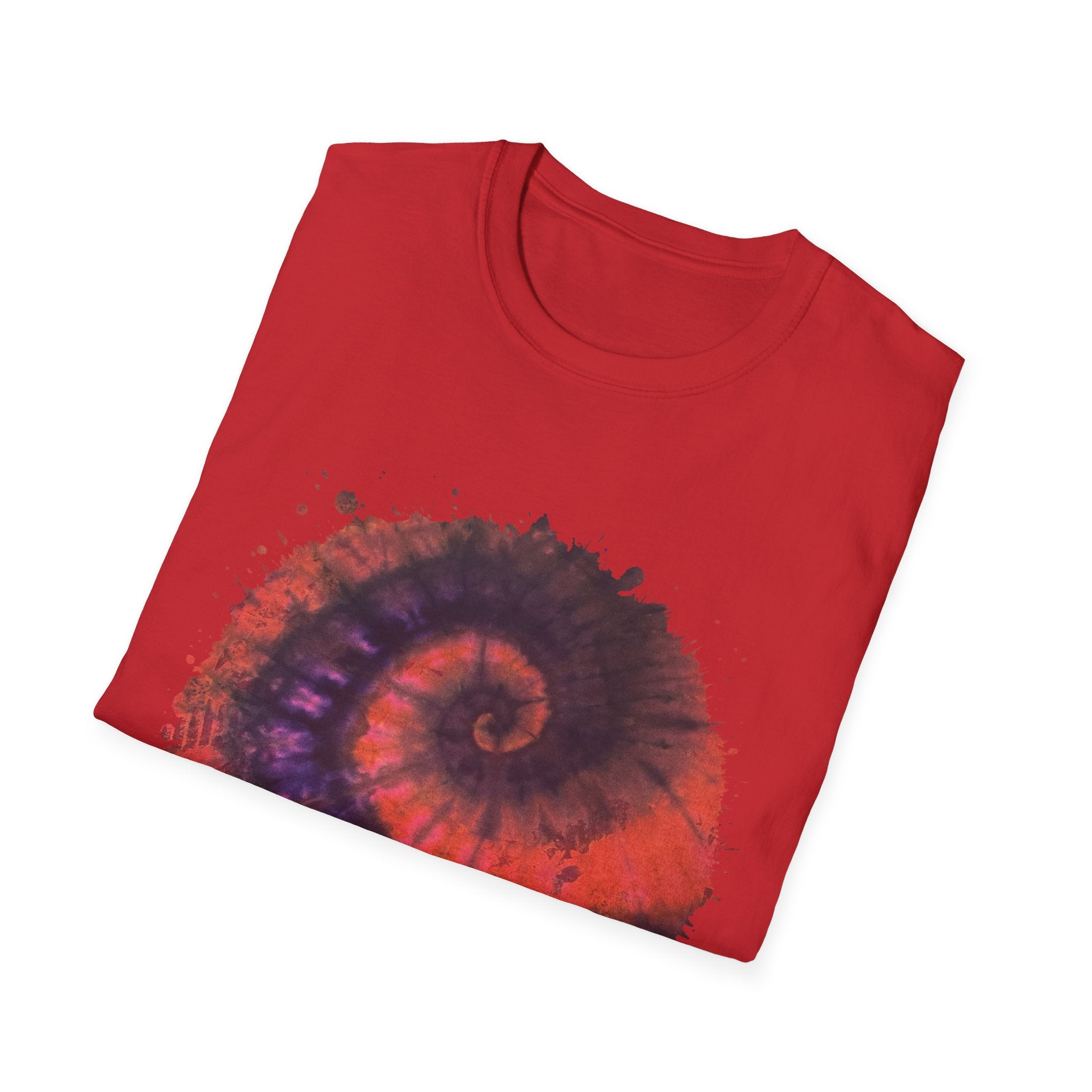 Powerball Bliss 2:  Whimsical Watercolor Spiral T-Shirt, Unisex Tee, Artistic Apparel, Casual Wear, Gift for Art Lovers, Unique Festival Outfit