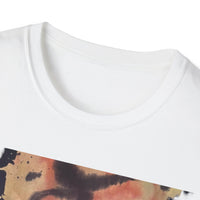 PEACE: Graffiti Tie Dye Unisex Softstyle T-Shirt, Casual Graphic Tee, Streetwear Shirt, Gift for Peace Lovers, Trendy Everyday Wear