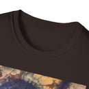 MOCHA SPIDER DANCE:  Unique Spiral Tie-Dye Unisex T-Shirt, Boho Chic Tee, Summer Vibes Top, Festival Wear, Eco-Friendly Gift