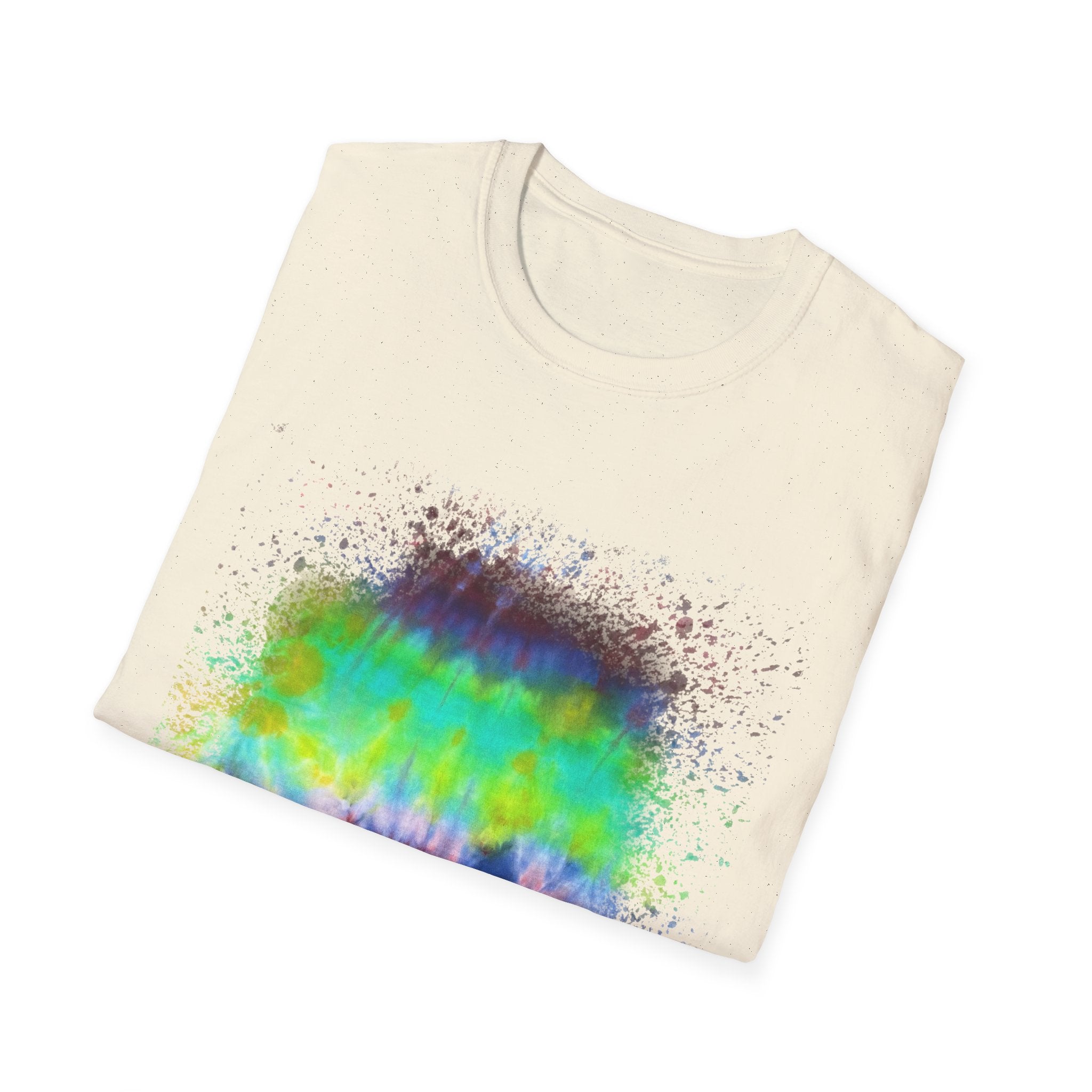 Sidewinder Showdown 2:  Vibrant Artistic Drip T-Shirt, Colorful Graphic Tee, Unisex Rainbow Shirt, Casual Wear, Gift for Art Lovers, Summer Fashion