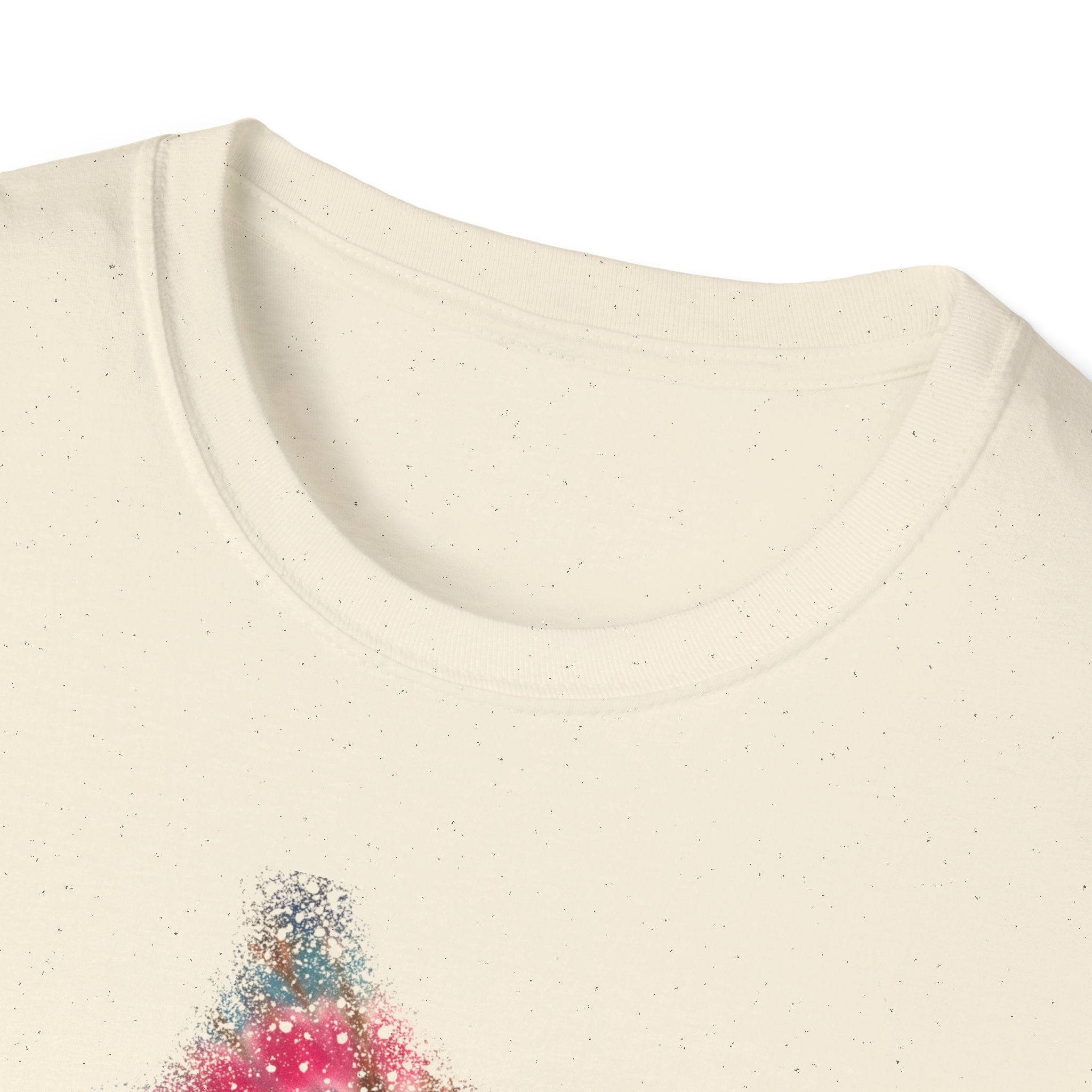 Rainbow Ballad 2: Colorful Snowy edge Tie-Dye Unisex T-Shirt, Bohemian Tee, Festival Wear, Summer Vibes, Casual Fashion, Gift for Her/Him