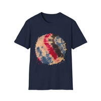 Boomerang Blaze 2:  Tie Dye Unisex Softstyle T-Shirt - Bohemian Vibes for Casual Wear, Summer Festivals, Gift Ideas, Eco-Friendly Fashion, Everyday Comfort