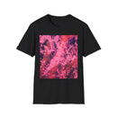 MAGENTA MADNESS;  Smash style, Vibrant Tie-Dye T-Shirt, Unisex Softstyle Tee for Festivals, Summer Vibes, Gifts for Friends, Casual Wear, Easy Fashion