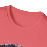 Tangerine Tiger 2:  Artistic Tie-Dye Unisex Softstyle T-Shirt, Casual Wear, Festival Outfit, Gift for Him/Her, Summer Vibes, Eco-Friendly Fashion