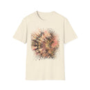 CAT SCRATCH FEVER:  Scratchy fun  vibe, Abstract Tie-Dye Unisex Softstyle T-Shirt | Bohemian Vibe, Casual Wear, Gift for Friends, Summer Fashion, Nature Lover Tee