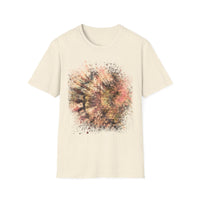 CAT SCRATCH FEVER:  Scratchy fun  vibe, Abstract Tie-Dye Unisex Softstyle T-Shirt | Bohemian Vibe, Casual Wear, Gift for Friends, Summer Fashion, Nature Lover Tee