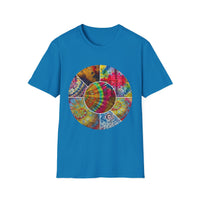 Synchronicity 2:  Colorful Tie-Dye Unisex T-Shirt, Boho Chic Tees, Summer Vibes Shirt, Festival Wear, Gift for Friends, Relaxed Fit Tops