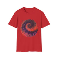Powerball Bliss 2:  Whimsical Watercolor Spiral T-Shirt, Unisex Tee, Artistic Apparel, Casual Wear, Gift for Art Lovers, Unique Festival Outfit