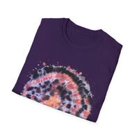 Tangerine Tiger 2:  Artistic Tie-Dye Unisex Softstyle T-Shirt, Casual Wear, Festival Outfit, Gift for Him/Her, Summer Vibes, Eco-Friendly Fashion