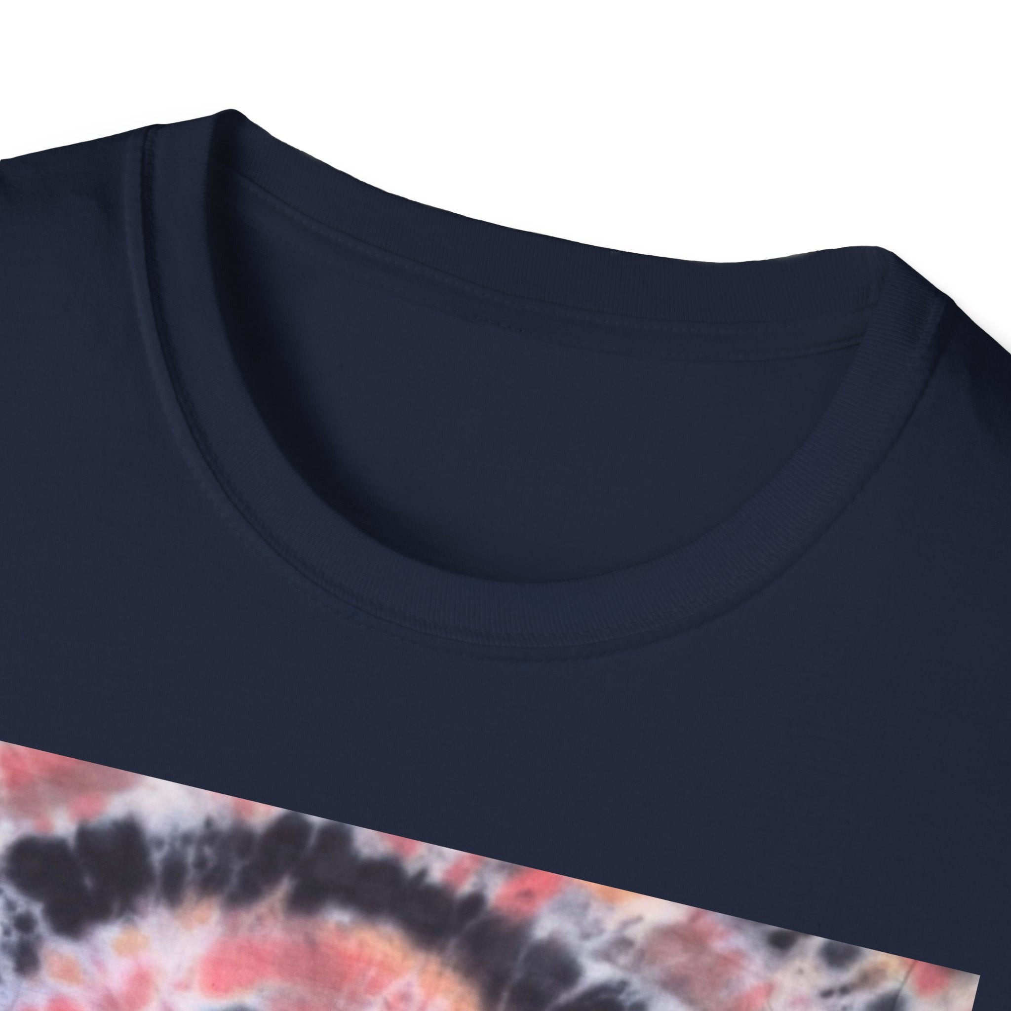 TANGERINE TIGER: Spotted swirl Colorful Tie-Dye Unisex Softstyle T-Shirt, Festival Wear, Casual Outfit, Gift for Her, Summer Vibes, Boho Style