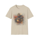 MIDNIGHT SUN: Galaxy, spray style, Abstract Art Unisex T-Shirt – Trendy Graphic Tee for Casual Wear, Unique Gift for Art Lovers, Summer Fashion, Street Style
