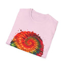 Fuchsia Frenzy 2:  Vibrant Tie-Dye T-Shirt for Fun & Relaxation, Summer Vibes, Festival Wear, Unisex Fashion, Gift for Friends