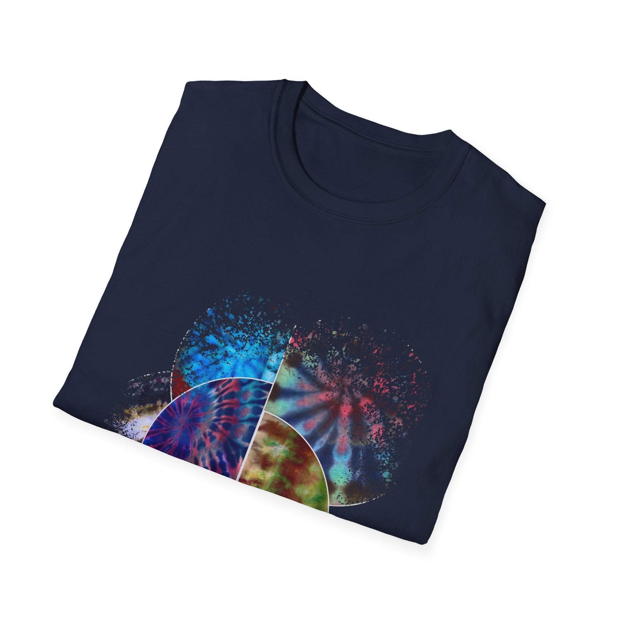 Tenacity 2:  Colorful Tie-Dye Unisex Softstyle T-Shirt, Casual Wear, Gift for Art Lovers, Summer Vibes, Festival Clothing