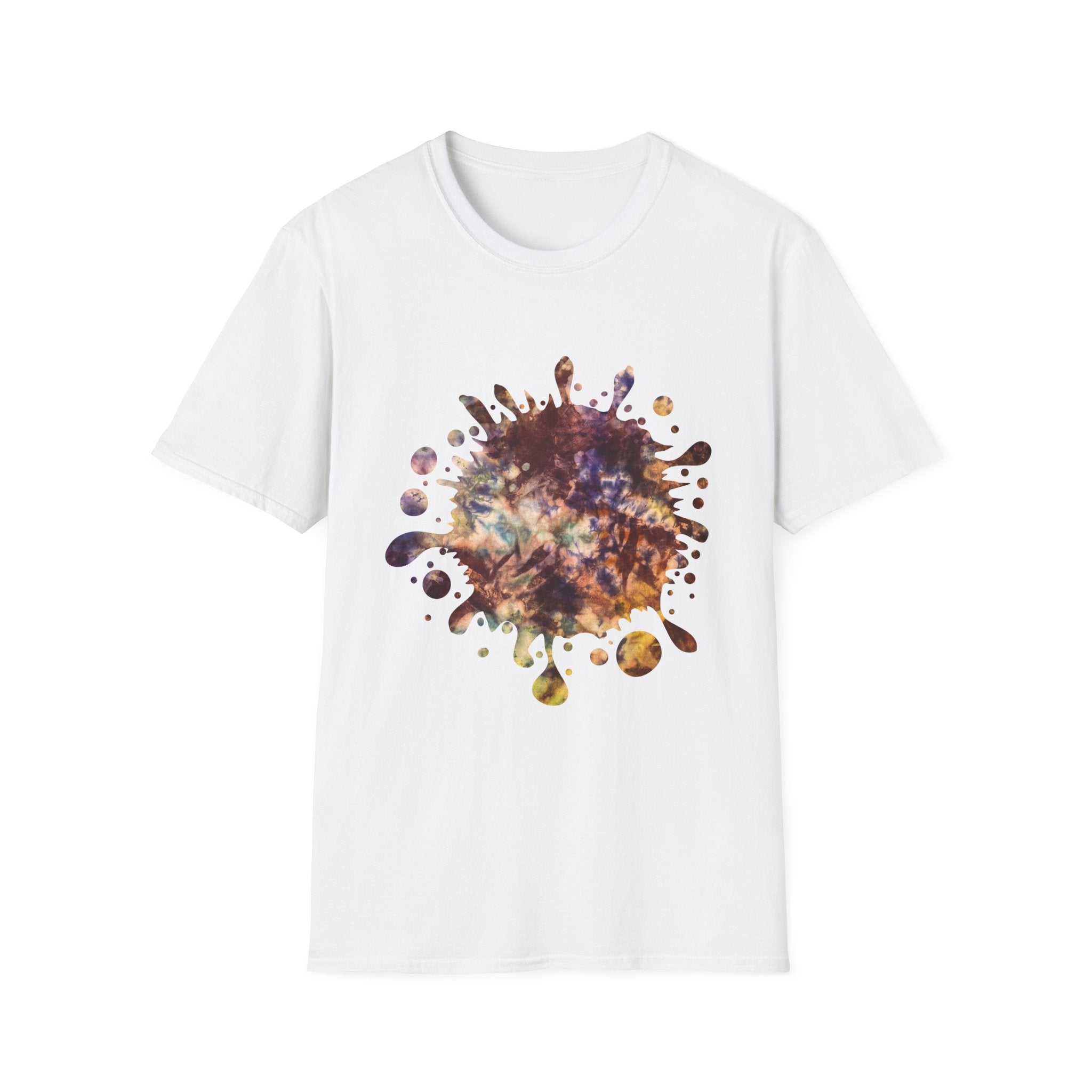Neuton Nirvana 2:  Artistic Splash Unisex Softstyle T-Shirt | Colorful Graphic Tee for Art Lovers, Unique Gift for Birthdays, Creative Outfit