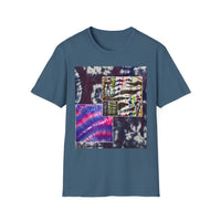 REGATTA ONE: Bold Tie Dye collage, Unisex Softstyle T-Shirt