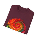 Fuchsia Frenzy 2:  Vibrant Tie-Dye T-Shirt for Fun & Relaxation, Summer Vibes, Festival Wear, Unisex Fashion, Gift for Friends
