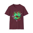 Autumn Infusion 2:  Vibrant Splash T-Shirt - Artsy Graphic Tee for Creatives, Casual Wear, Unique Gift, Summer Style, Colorful Fashion