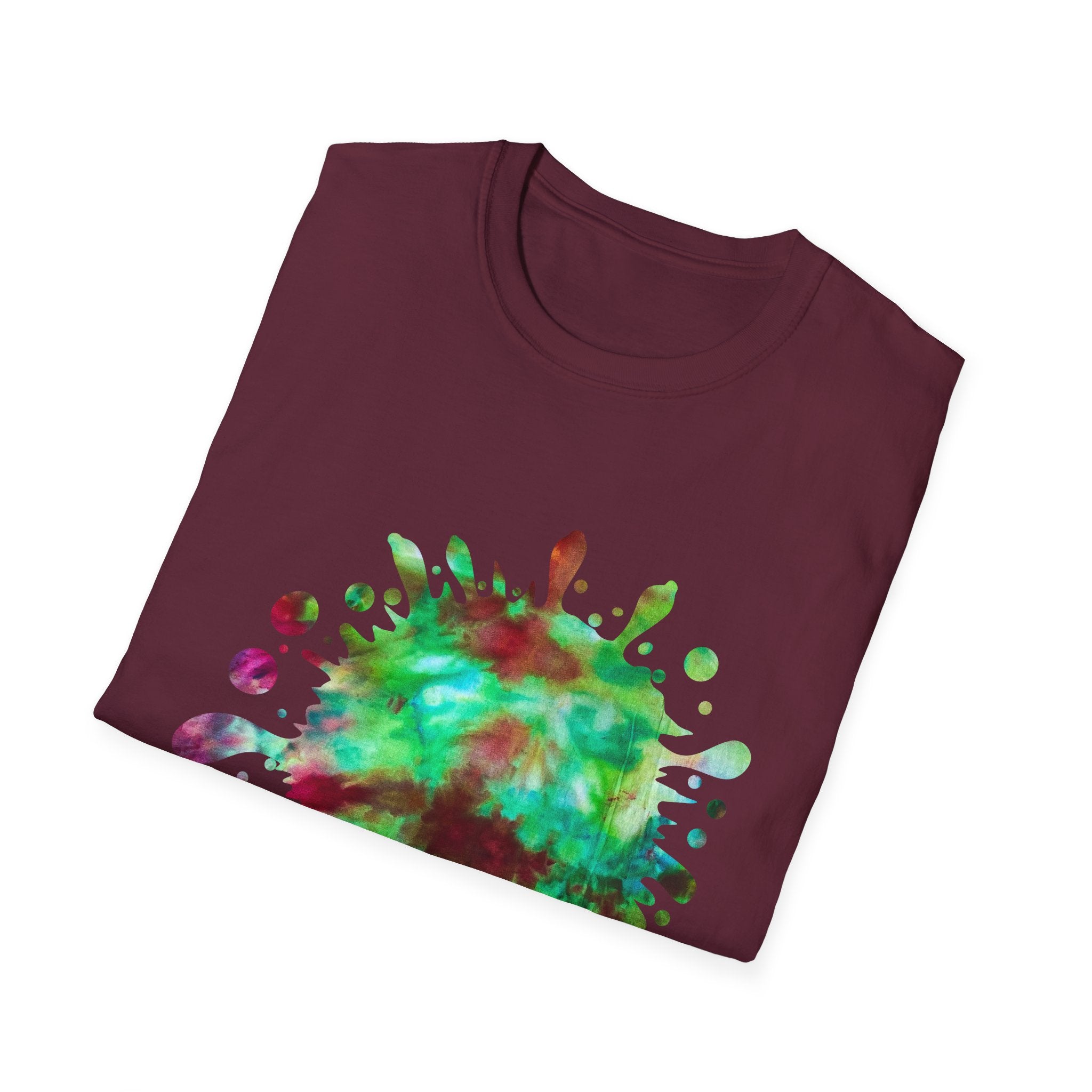 Autumn Infusion 2:  Vibrant Splash T-Shirt - Artsy Graphic Tee for Creatives, Casual Wear, Unique Gift, Summer Style, Colorful Fashion
