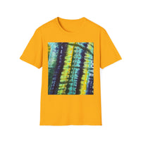 ALLIGATOR ALLEY: Reptile inspired, Vibrant Tie-Dye Unisex T-Shirt, Boho Style Tee, Summer Outfit, Festival Wear, Gift for Her, Unique Graphic Shirt