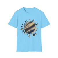 Variance 2:  Splash Art Unisex Softstyle T-Shirt | Creative Casual Tee for Art Lovers, Unique Gift for Birthdays, Art Parties, Everyday Wear