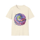 Dragonfly Destiny 2:  Colorful Tie-Dye Unisex T-Shirt, Boho Shirt, Casual Wear, Summer Style, Gift for Her, Festival Fashion, Spiritual Outfit