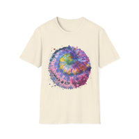 Dragonfly Destiny 2:  Colorful Tie-Dye Unisex T-Shirt, Boho Shirt, Casual Wear, Summer Style, Gift for Her, Festival Fashion, Spiritual Outfit