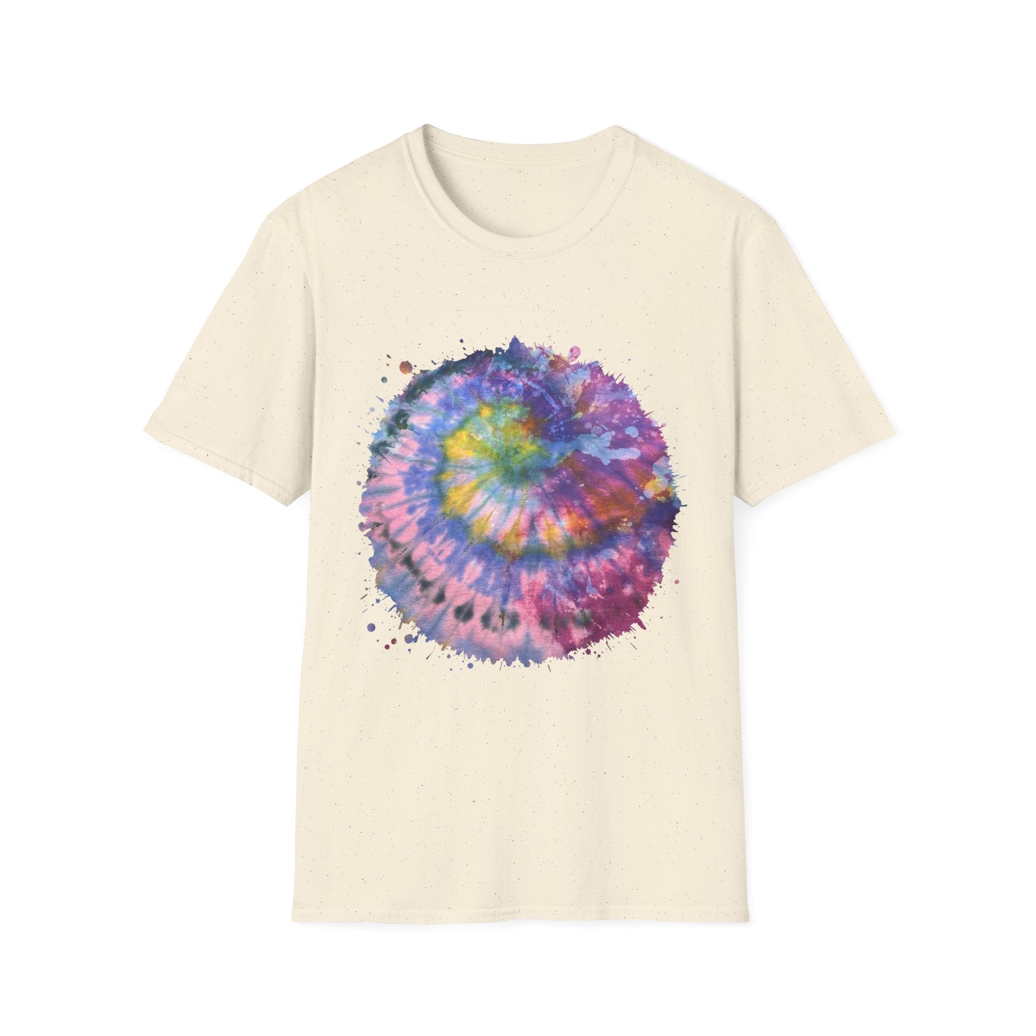 Dragonfly Destiny 2:  Colorful Tie-Dye Unisex T-Shirt, Boho Shirt, Casual Wear, Summer Style, Gift for Her, Festival Fashion, Spiritual Outfit
