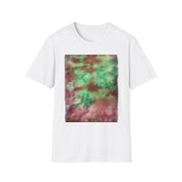 AUTUMN INFUSION: Unisex Monet Tie-Dye Art T-Shirt, Relaxed Comfy Tee, Boho Style Shirt, Perfect Gift for Art Lovers, Festival Wear, Casual Everyday Clothing