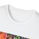 RESILIENCE:  Colorful collage Tie-Dye Unisex T-Shirt, Perfect for Summer Festivals, Casual Wear, Vacation, Gifts, and Artsy Vibes