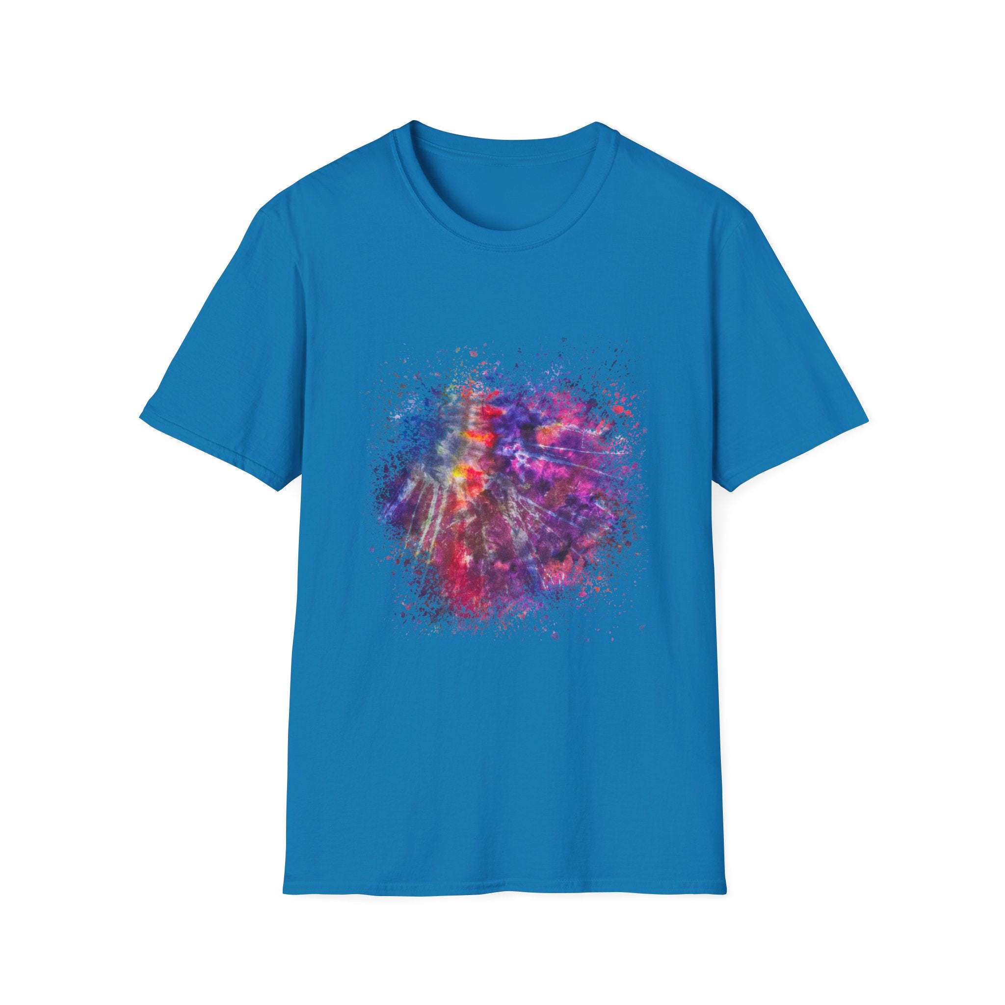 Bombay Blitz 2:  Vibrant Abstract Art T-Shirt | Unisex Softstyle Tee, Colorful Graphic Shirt, Trendy Casual Wear, Unique Gift for Art Lovers
