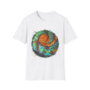 Whiplash 2:  Vibrant Spiral Tie-Dye Unisex T-Shirt, Soft Tee, Colorful Casual Tee, Summer Style shirt, Eco-friendly Gift, Festival Wear