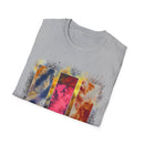 RUBICON:  Chic Vibrant Abstract Art Unisex Softstyle T-Shirt - Casual Wear, Art Lover Gift, Everyday Fashion, Unique Graphic Tee