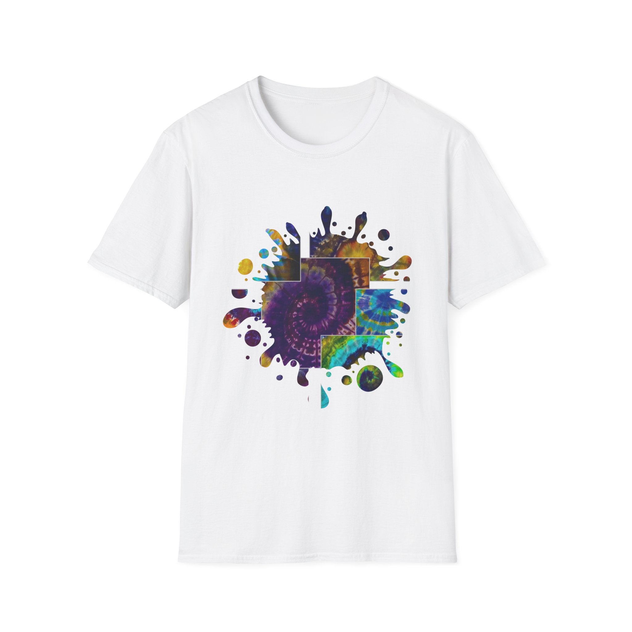 Victory 2:  Colorful Abstract Design Unisex T-Shirt, Casual Wear, Artsy Fashion, Gift for Creative Souls, Vibrant Tee for Any Occasion