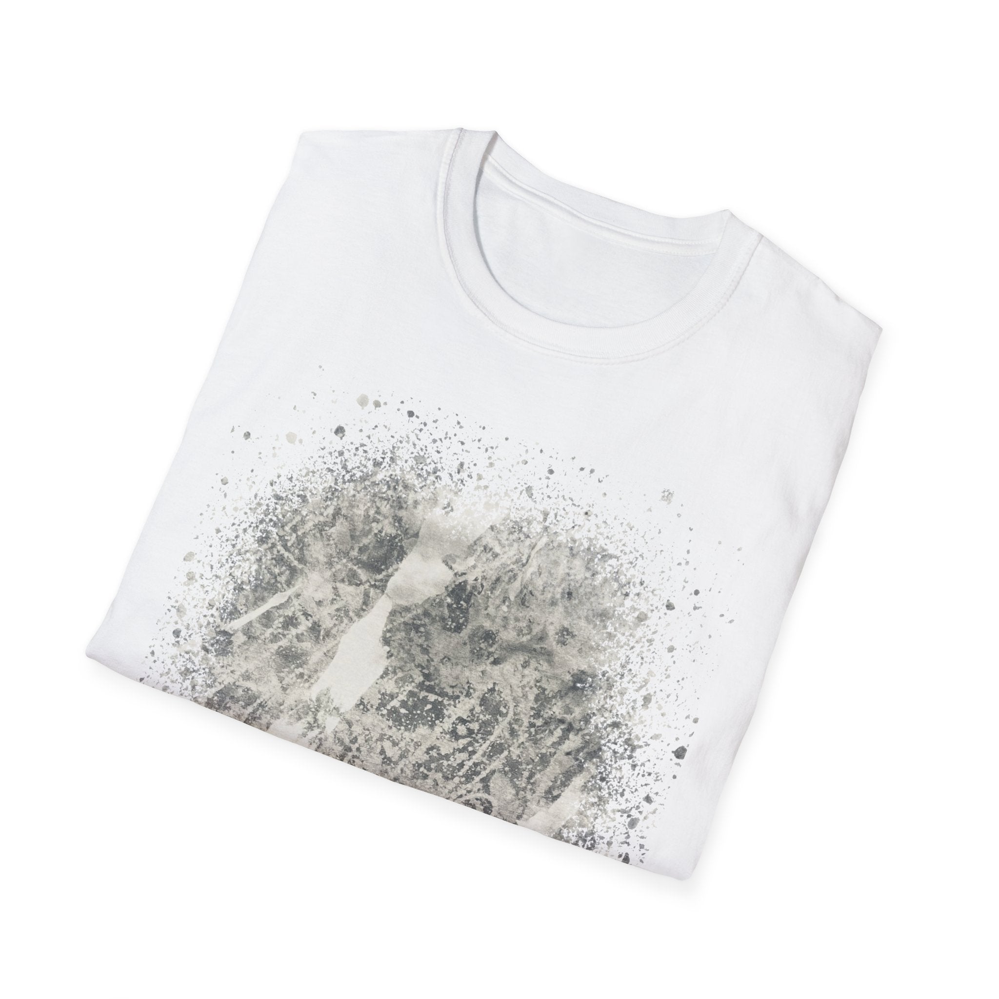 GRAVITY:  Gritty, edgy, Monochrome Tie-Dye Unisex T-Shirt, Casual Everyday Wear, Gift for Friends, Trendy Summer Fashion, Unique Art Apparel