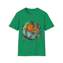 Whiplash 2:  Vibrant Spiral Tie-Dye Unisex T-Shirt, Soft Tee, Colorful Casual Tee, Summer Style shirt, Eco-friendly Gift, Festival Wear