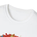 Orange Krush 2:  Tie-Dye Krush Unisex Softstyle T-Shirt, Vibrant Casual Tee, Bohemian Top, Festival Wear, Gift for Music Lovers