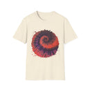 Powerball Bliss 2:  Whimsical Watercolor Spiral T-Shirt, Unisex Tee, Artistic Apparel, Casual Wear, Gift for Art Lovers, Unique Festival Outfit