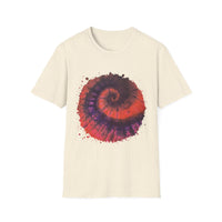 Powerball Bliss 2:  Whimsical Watercolor Spiral T-Shirt, Unisex Tee, Artistic Apparel, Casual Wear, Gift for Art Lovers, Unique Festival Outfit