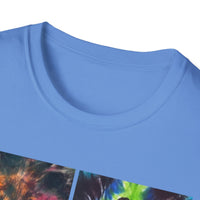 THE VICEROY: Unisex Tie-Dye collage T-Shirt, Vibrant Fashion Tee, Summer Wardrobe Essential, Festival Wear, Gift for Creative Souls, Casual Everyday Tee