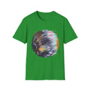 Bravado 2:  Colorful Tie-Dye Unisex Softstyle T-Shirt with Abstract Design, Perfect for Festivals, Casual Outings, Relaxed Days, Summer Vibes, and Gifts