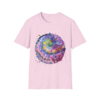 Dragonfly Destiny 2:  Colorful Tie-Dye Unisex T-Shirt, Boho Shirt, Casual Wear, Summer Style, Gift for Her, Festival Fashion, Spiritual Outfit