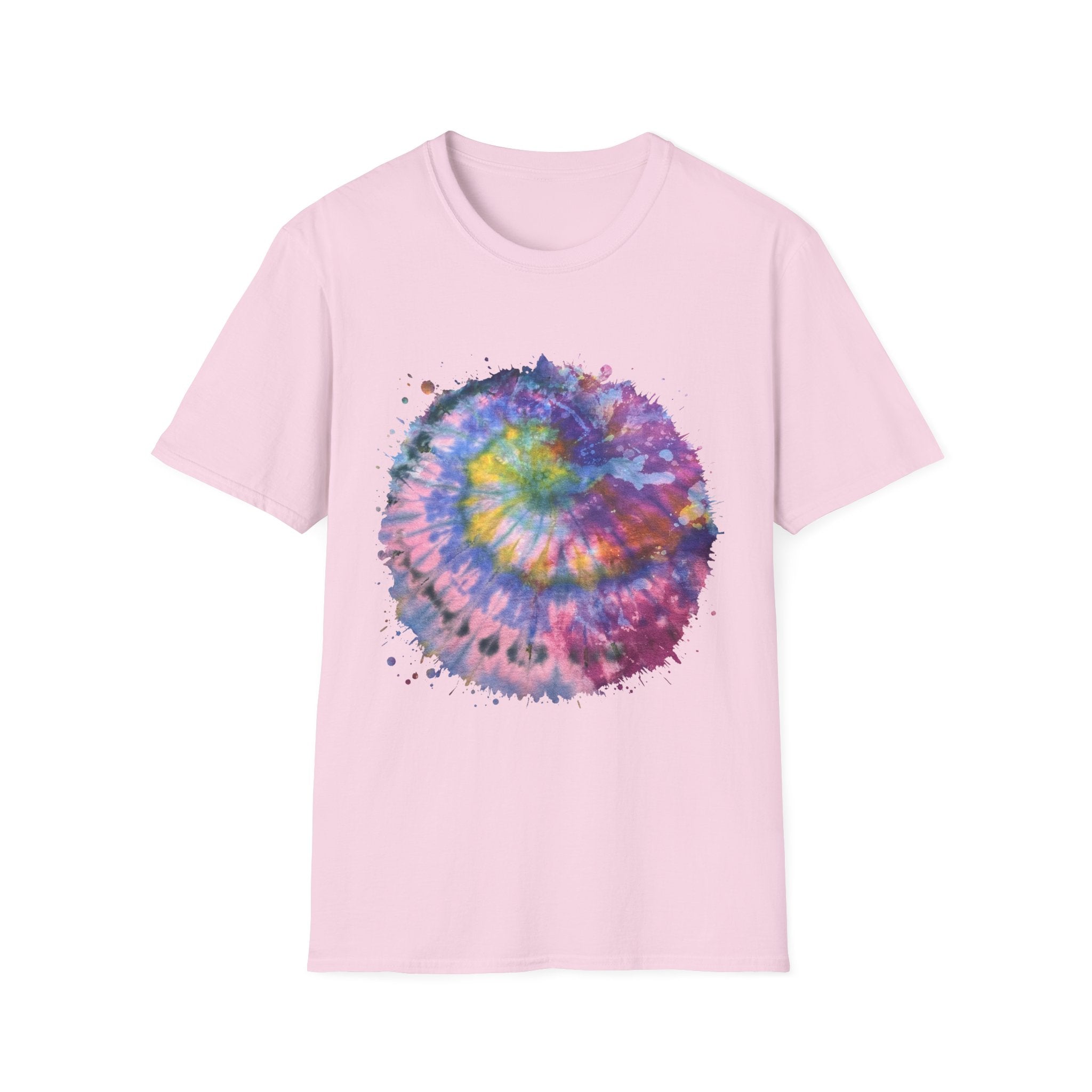 Dragonfly Destiny 2:  Colorful Tie-Dye Unisex T-Shirt, Boho Shirt, Casual Wear, Summer Style, Gift for Her, Festival Fashion, Spiritual Outfit
