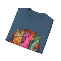 Firestone 2:  Vibrant Tie-Dye Unisex T-Shirt, Colorful Casual Tee, Summer Festival Shirt, Gift for Friends, Boho Style Apparel